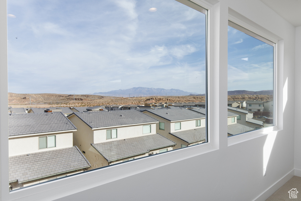 Interior space featuring a residential view