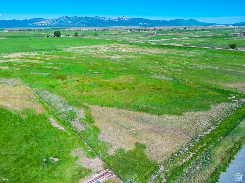 View of rural area featuring a mountain backdrop