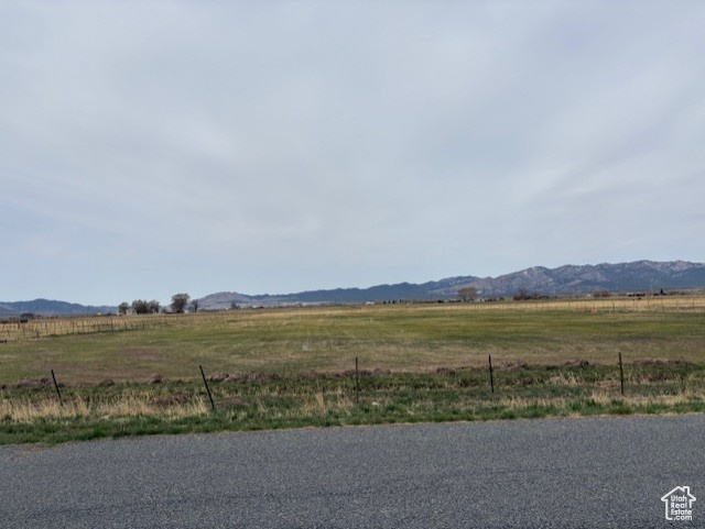 Mountain view with a rural view