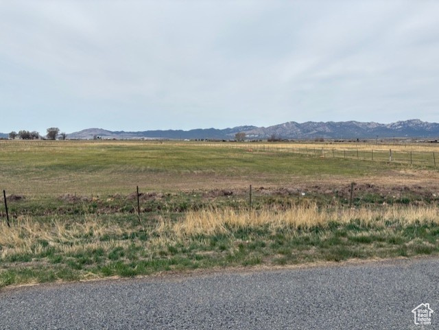 Mountain view with a rural view