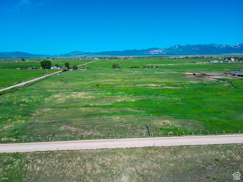 Mountain view featuring rural landscape and a pastoral area