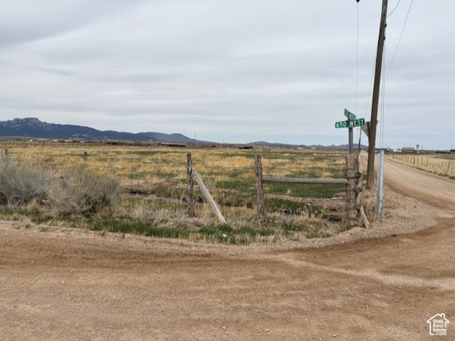 Mountain view with a rural view