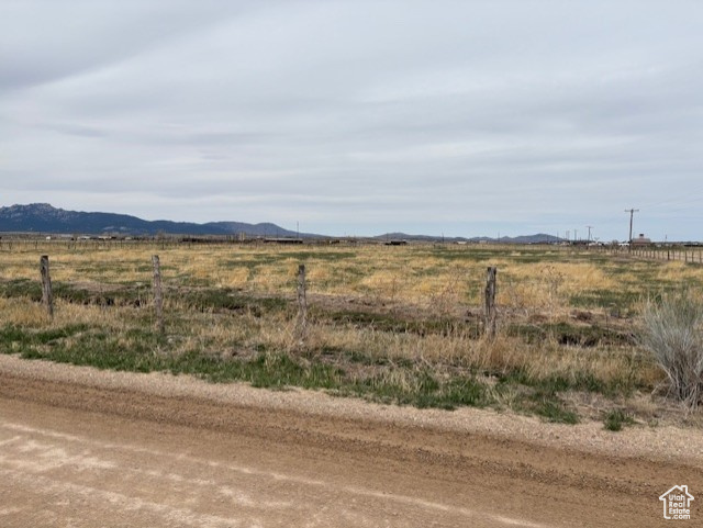 View of mountain feature featuring a rural view