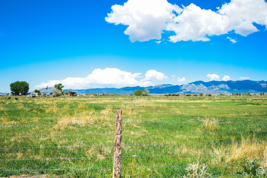 Mountain view featuring rural landscape