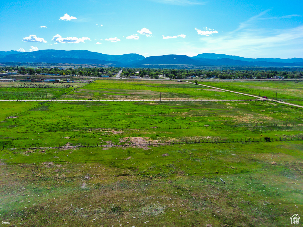 Mountain view featuring rural landscape