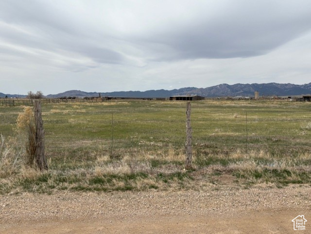 Mountain view with a rural view