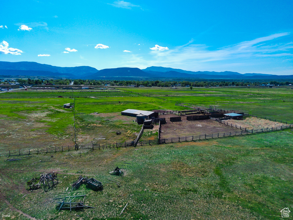 Mountain view featuring rural landscape