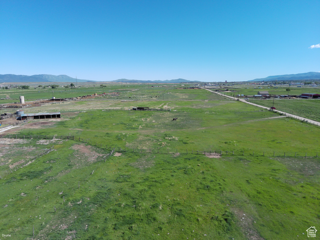 Mountain view featuring rural landscape and a pastoral area