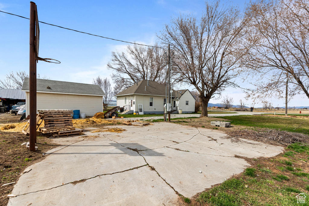 View of rear view of house