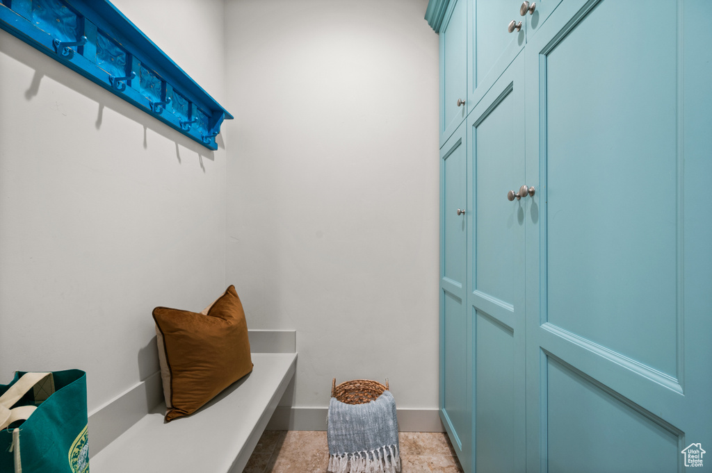 Mudroom with baseboards