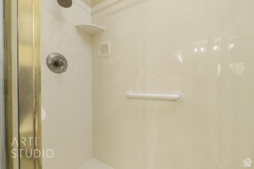 Bathroom with walk in shower