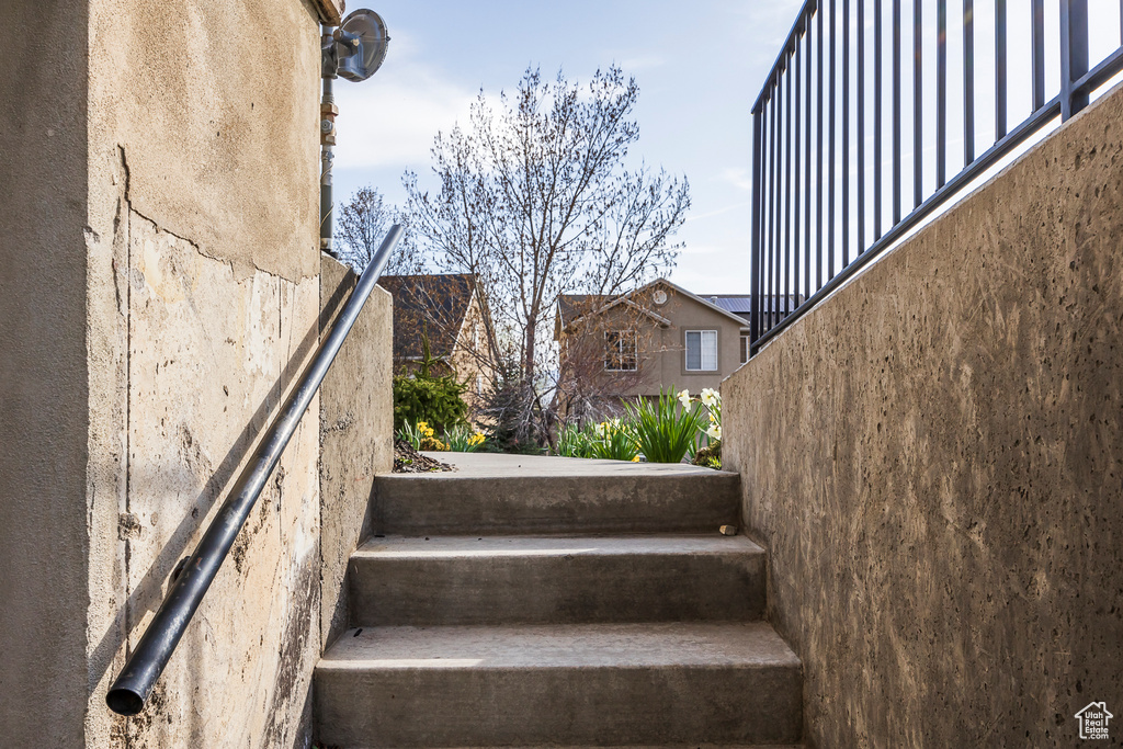 View of staircase