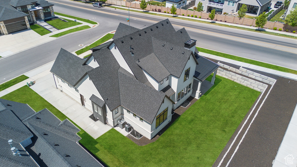 Drone / aerial view featuring a residential view