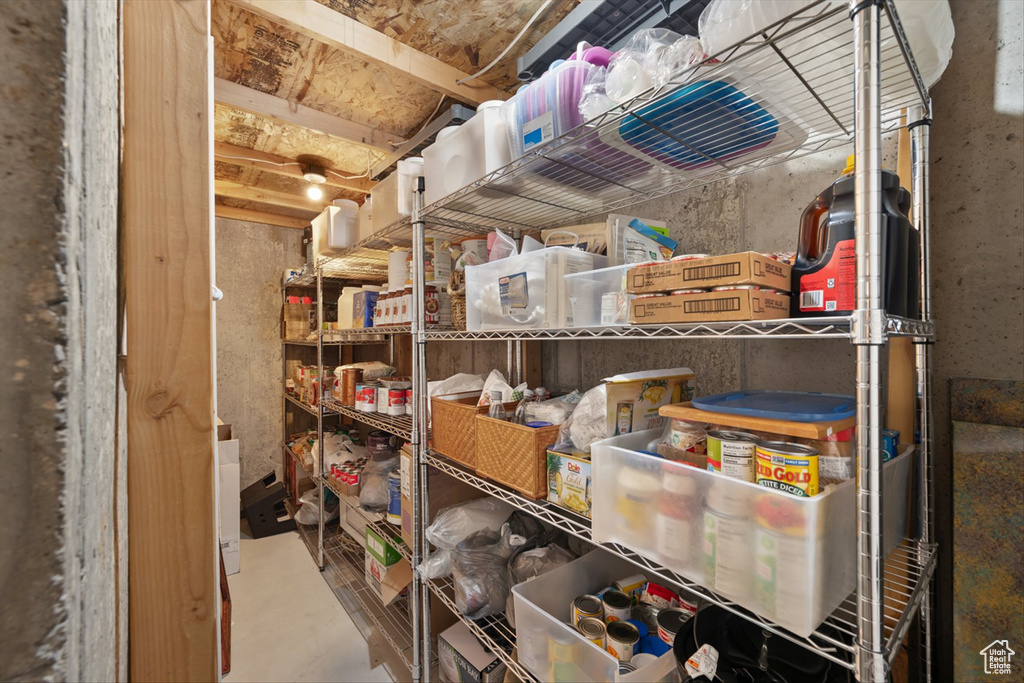 View of storage area