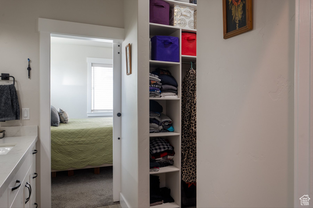 View of closet