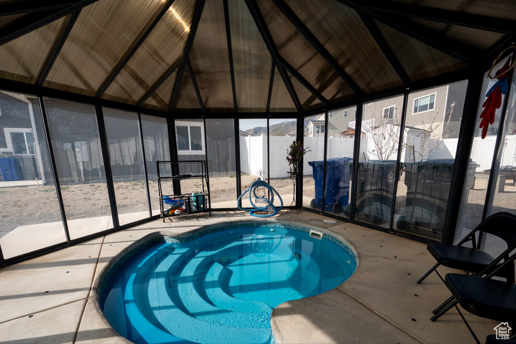 View of pool