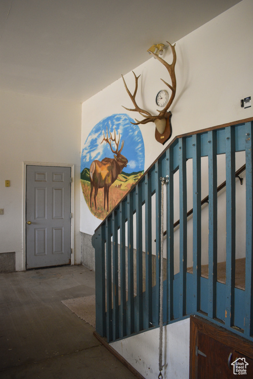 View of stairs