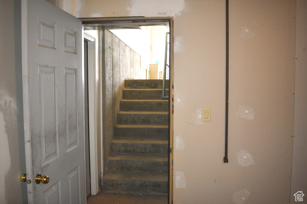 View of stairs