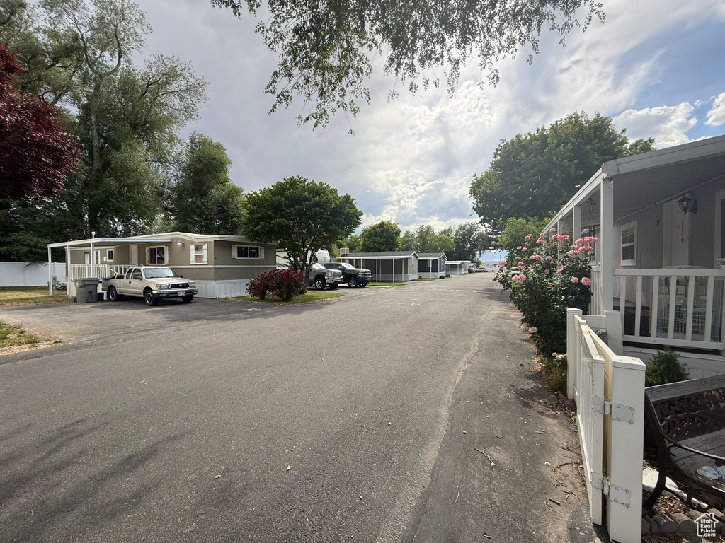 View of asphalt road