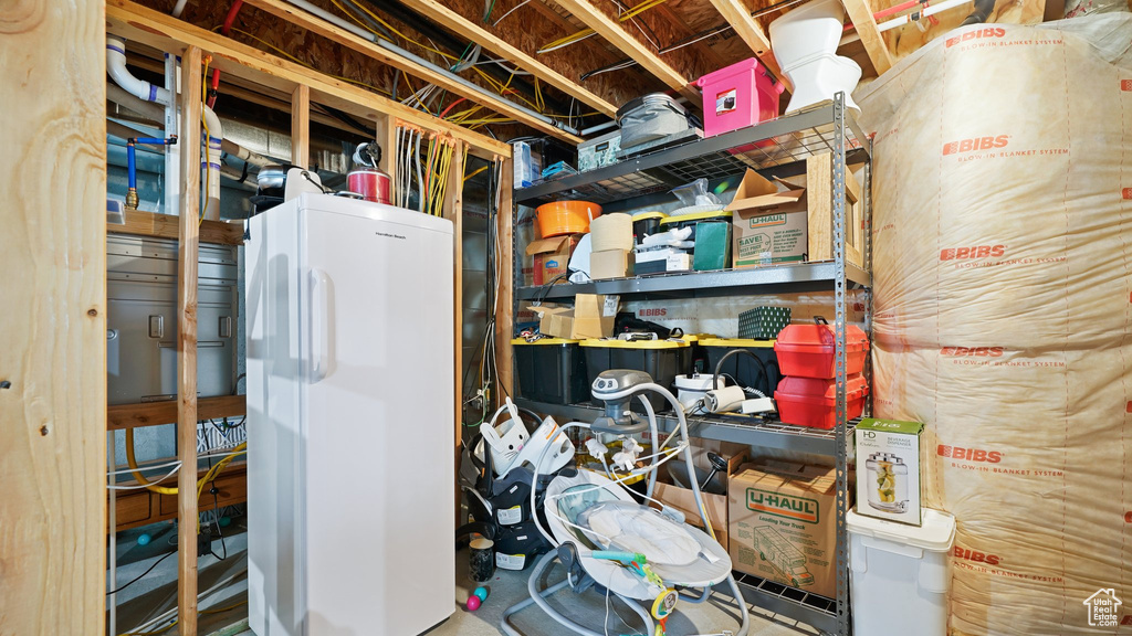 View of storage area