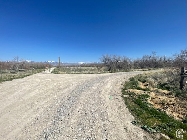 View of road with a view of rural / pastoral area