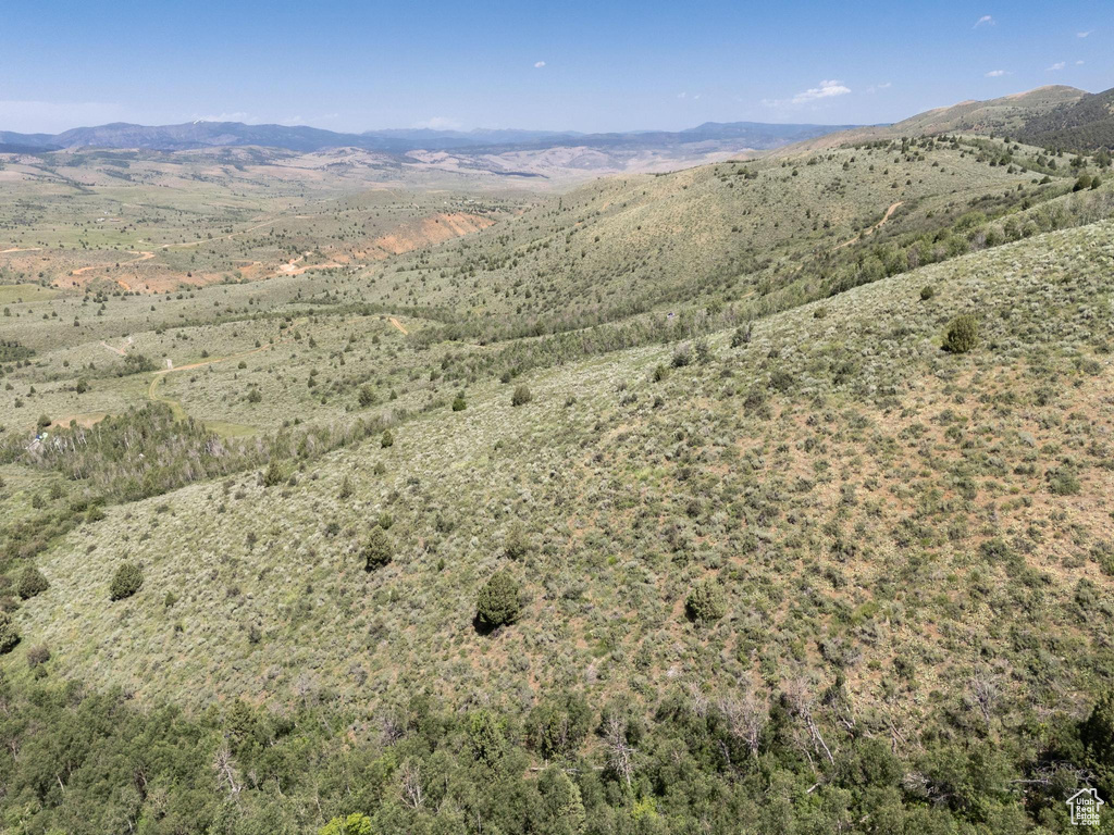 Aerial view of property\\\'s location with mountains