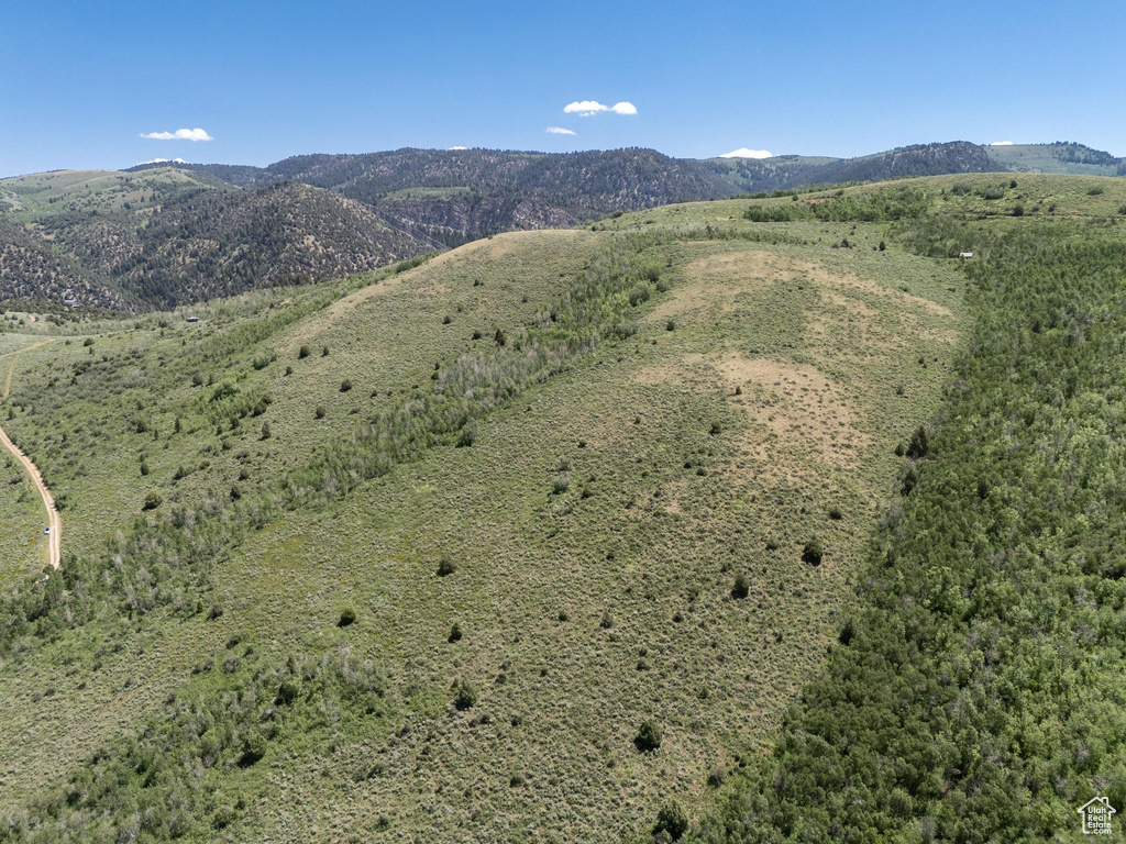 View of mountain background