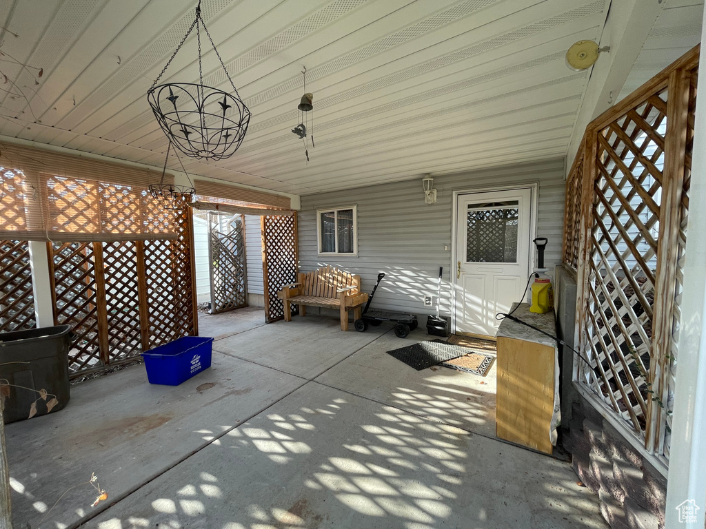 View of patio