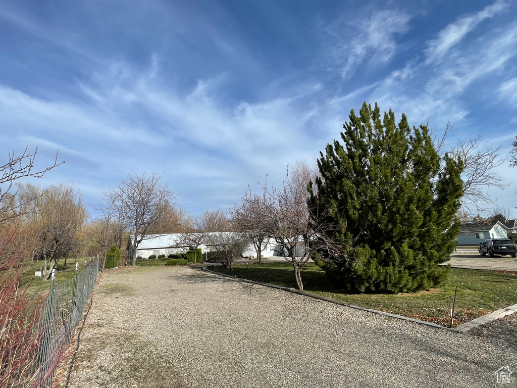 View of road with driveway