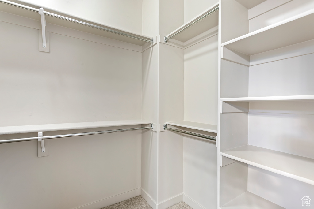 View of spacious closet
