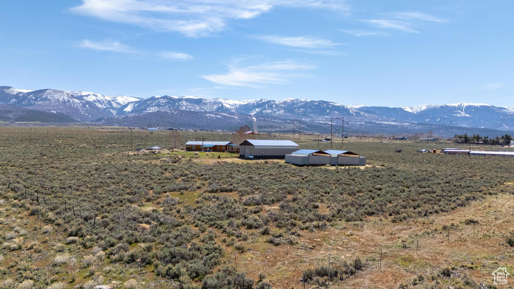 Mountain view with a rural view