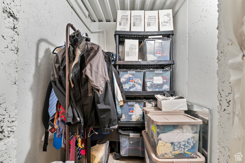 View of storage area