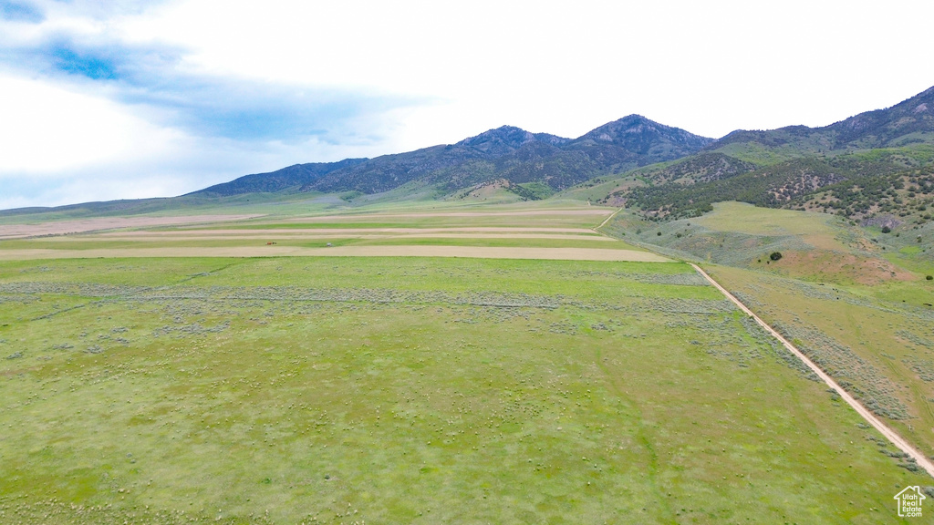 View of mountain feature featuring a rural view