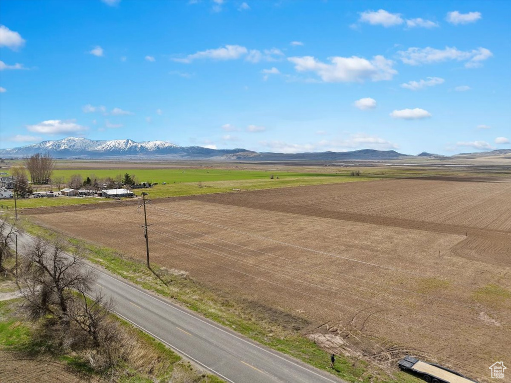 View of mountain feature with a rural view