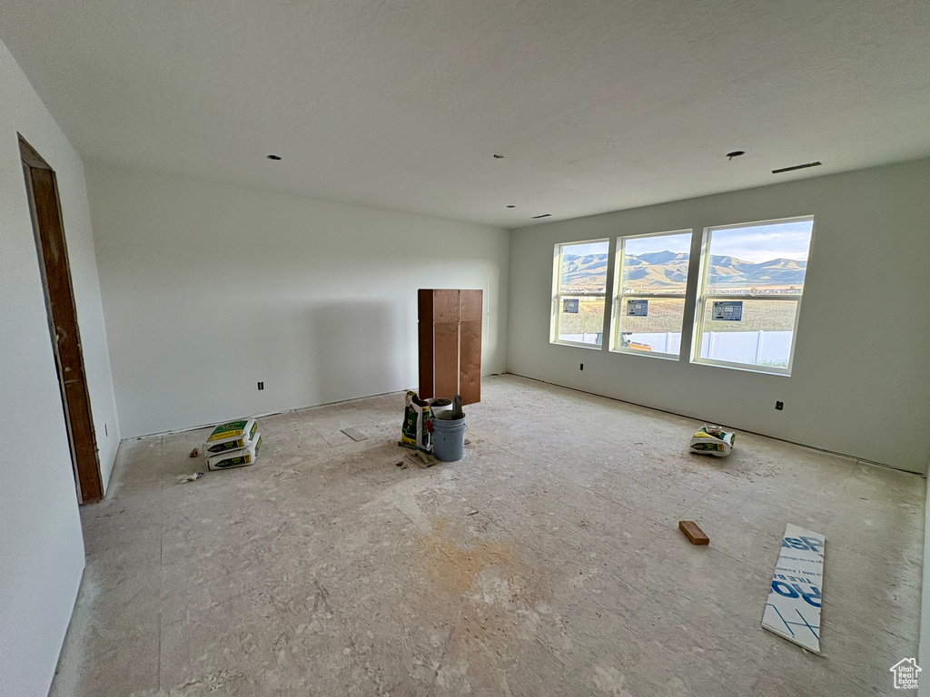 View of spare room
