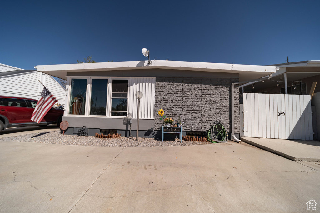 View of front of house