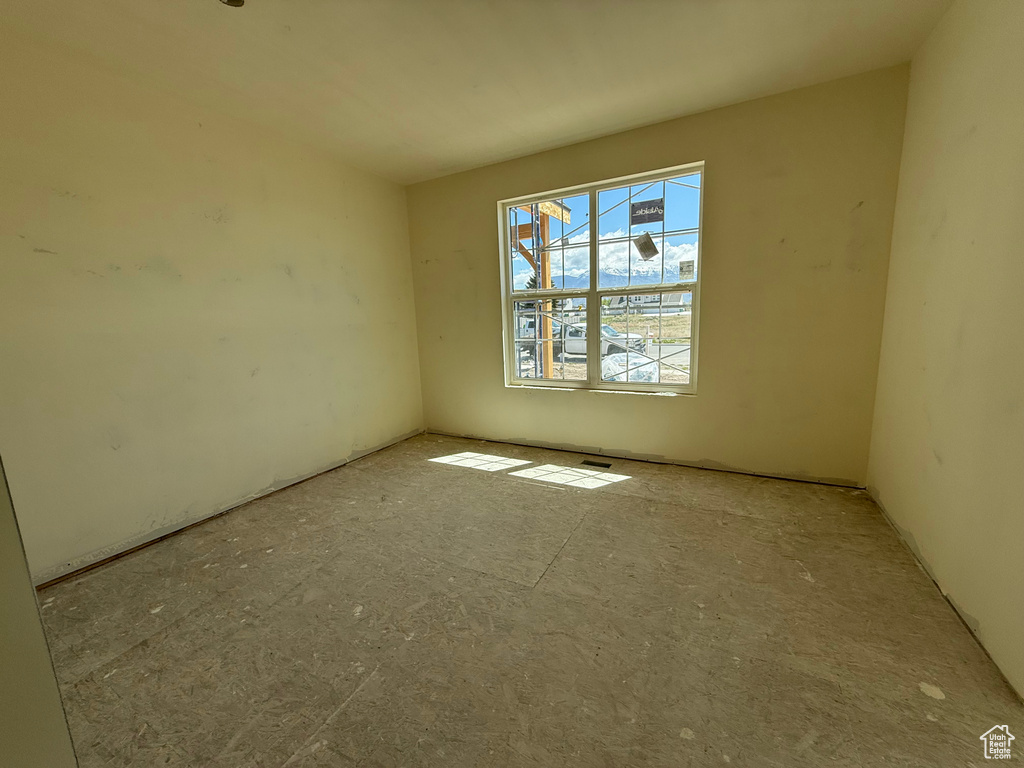 View of spare room