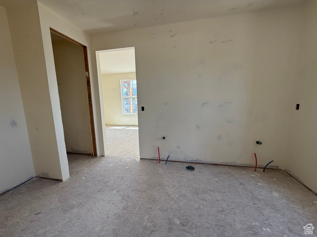 View of spare room