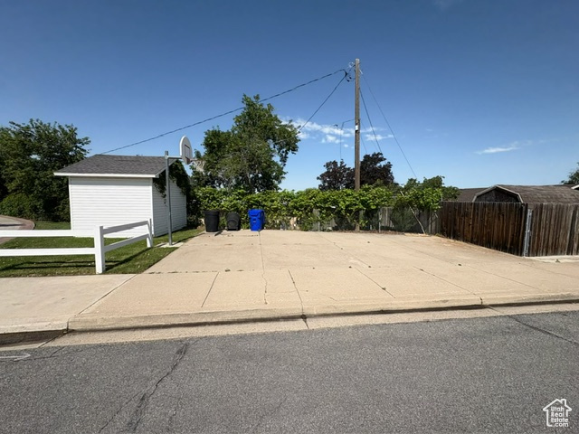View of asphalt road