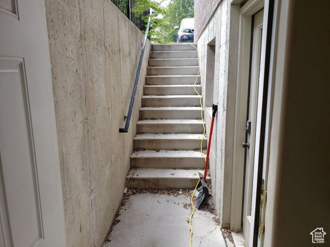View of stairway