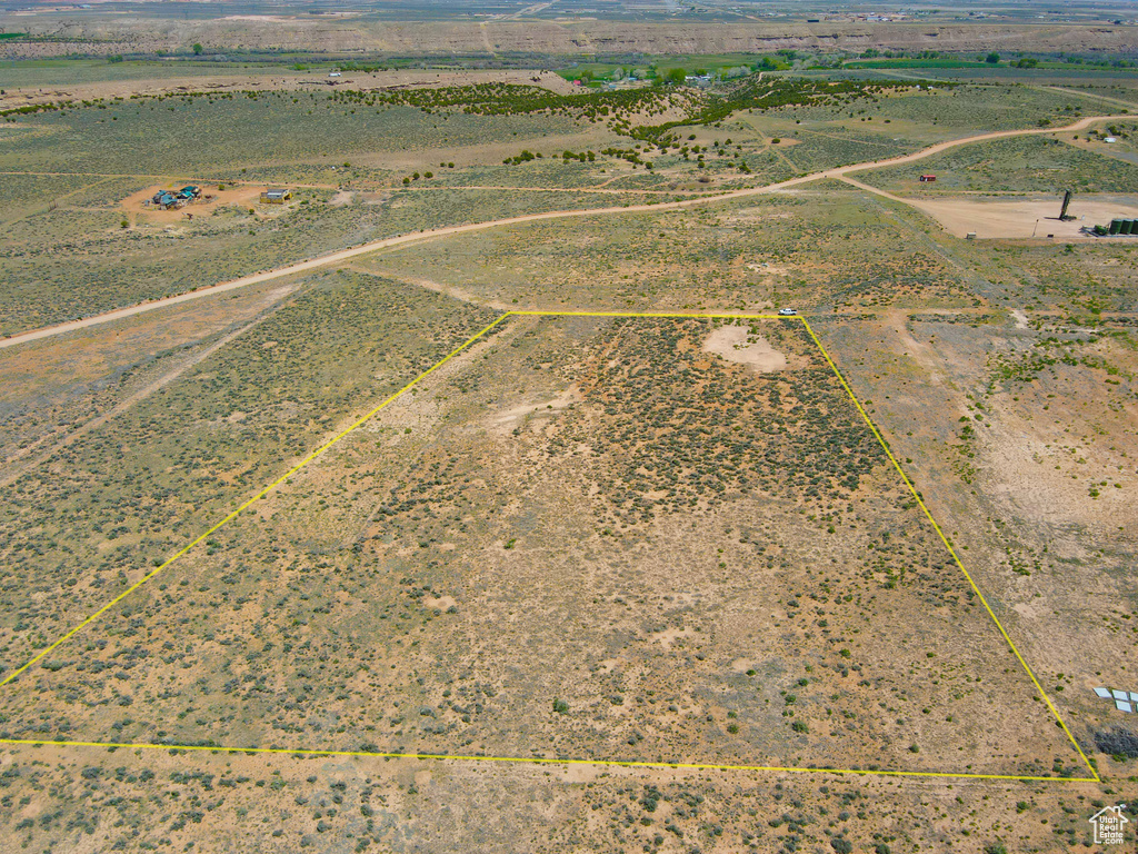 View of rural area featuring property parcel outlined