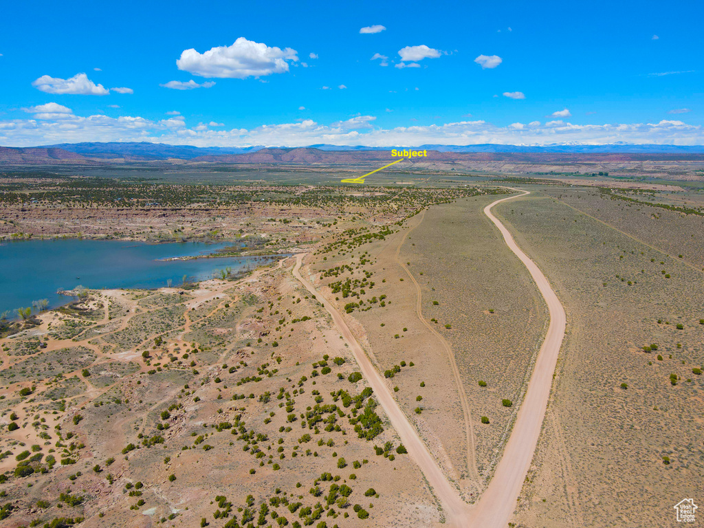 View of rural area featuring a water and mountain view