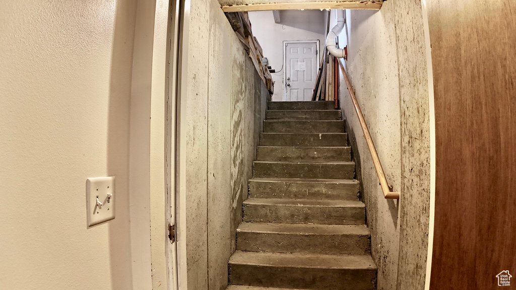View of stairs