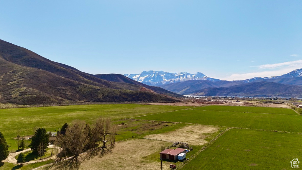 View of mountain feature featuring a rural view