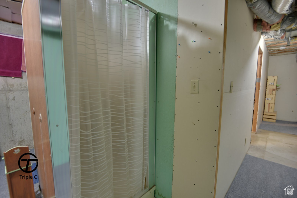 View of full bath
