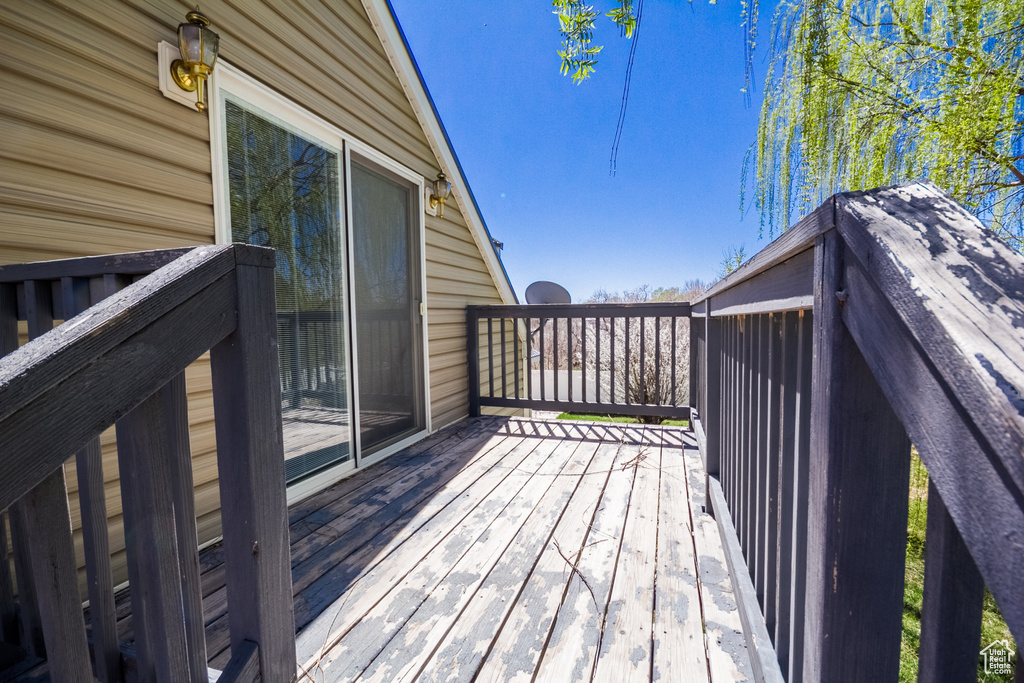 View of deck