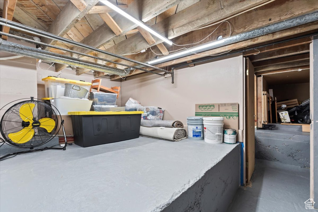 View of basement