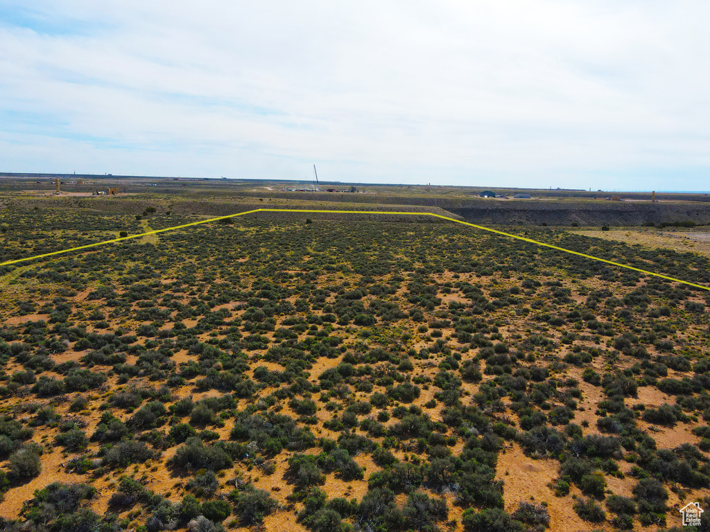 Aerial view featuring a rural view