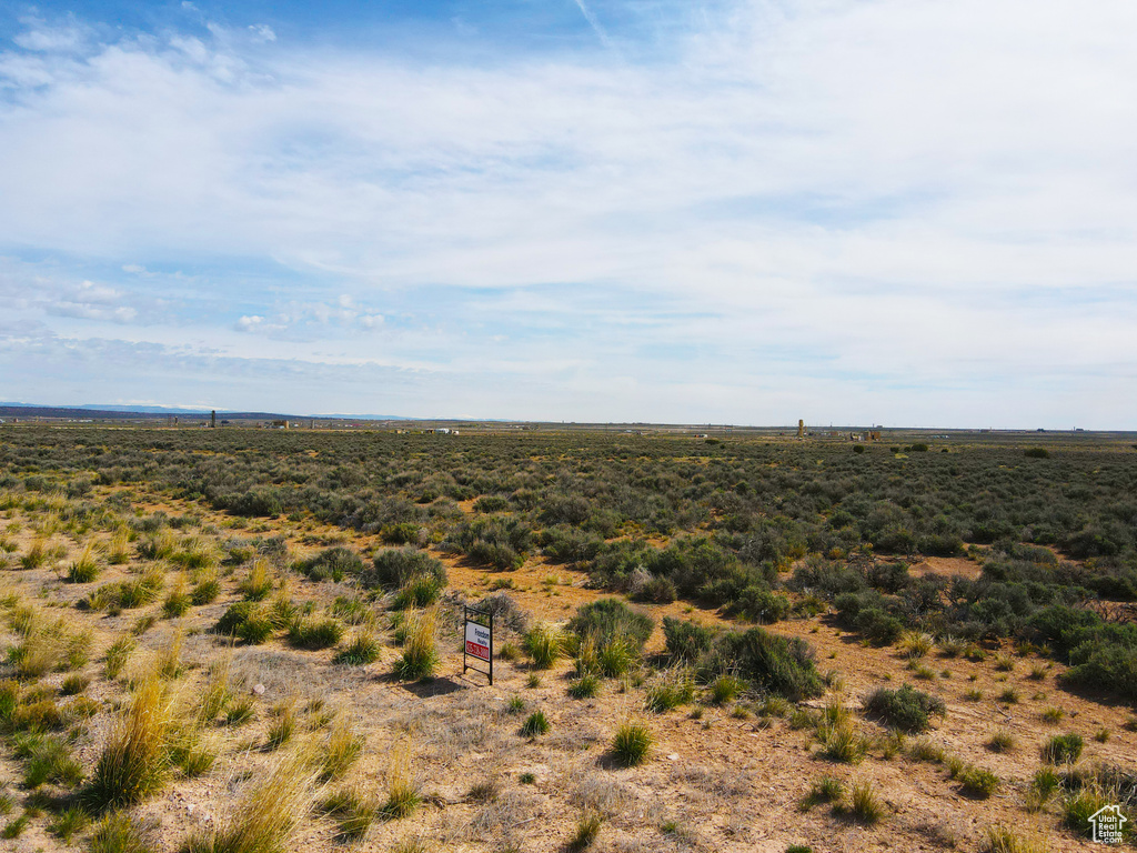 Aerial view featuring a rural view