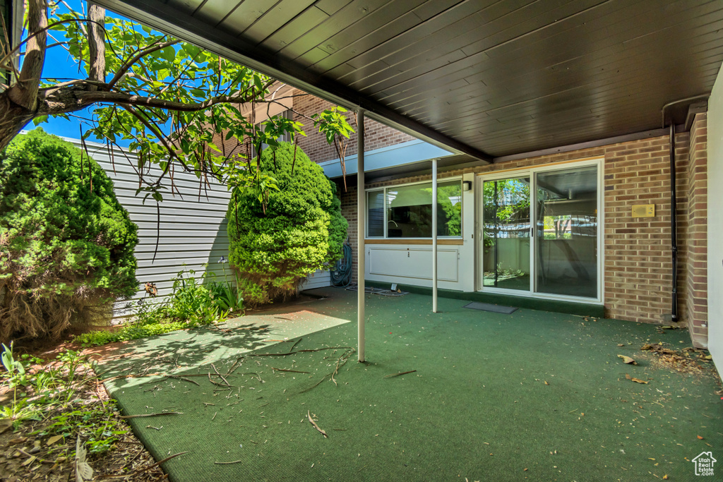 View of patio